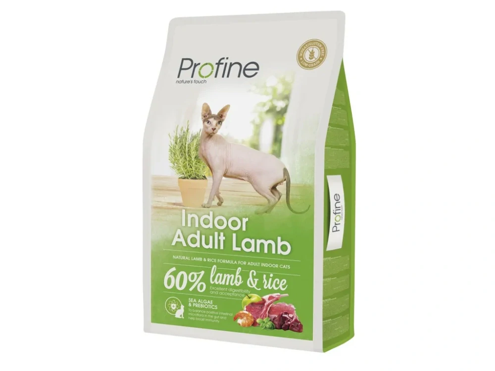 Profine Cat Indoor Adult Lamb granule pro kočky 10 Kg