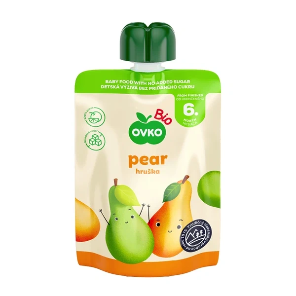 Ovocná kapsička 100 % hruška BIO 90 g