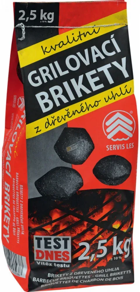 Grilovací brikety Servis Les 2,5 kg