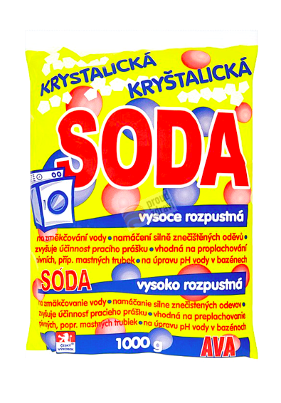 Hlubna Ava krystalická soda 1000 g (min. trvanlivost do 4.10.2024)