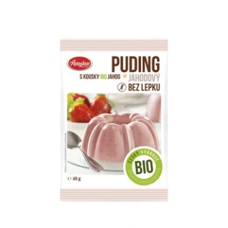 Pudink jahodový bezlepkový 40 g BIO