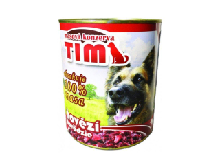 TIM dog hovězí konzerva 1200 g