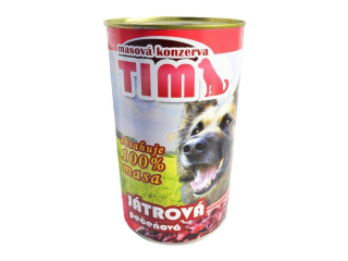 TIM dog játrová konzerva 1200 g