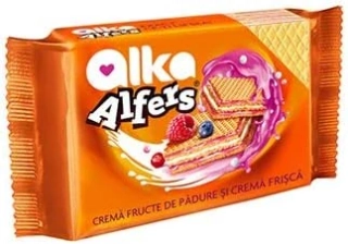 Alka Alfers oplatky s krémovou a lesní náplní 170 g Rumunsko