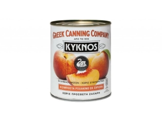 Broskvový kompot, půlky 825 g plech Řecko