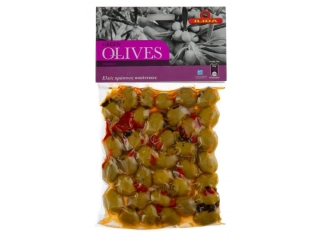 Olivy zelené pikantní s peckou 250 g Řecko