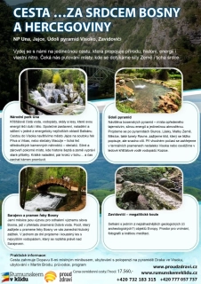 Cesta Bosna a Hercegovina...za srdcem NP Una, Údolí pyramid 5. 7. - 13. 7. 2026