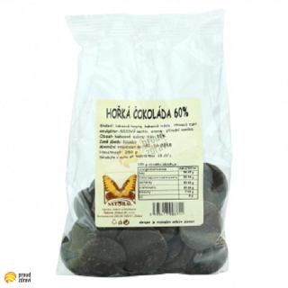 Čokoláda hořká 60% 250 g