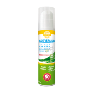 Aloe vera opalovací mléko SPF 50 200 ml (min. trvanlivost do 11.11.2025)