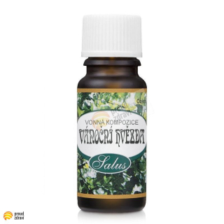 Směs esenciálních olejů Vánoční hvězda 10 ml (min. trvanlivost do 31.10.2025)