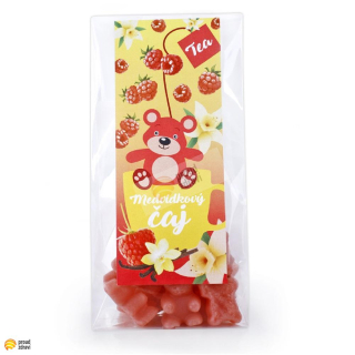 Čajoví medvídci s příchutí maliny a vanilky 10 Ks / 50 g